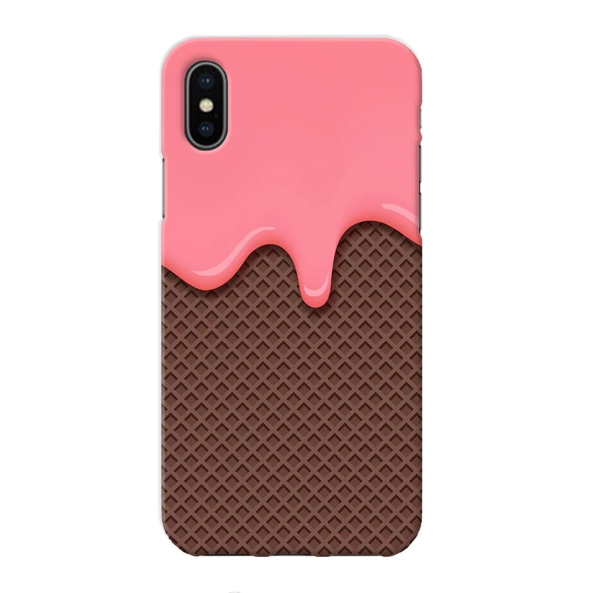 Чохол "iDAY" пластиковий для iPhone X / XS Мороженко