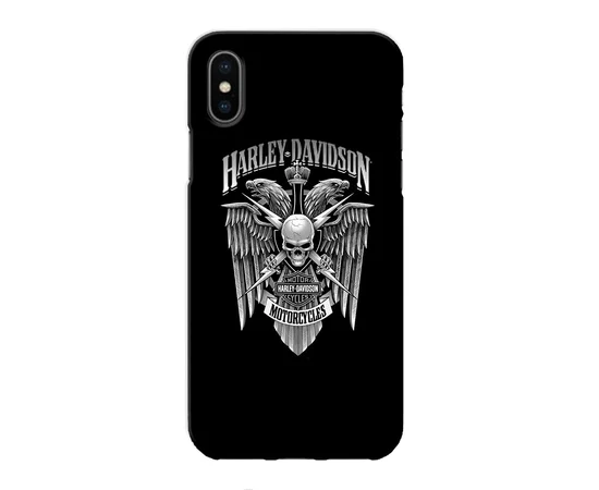 Чехол "iDAY" пластиковый для iPhone X/XS Harley-Davidson