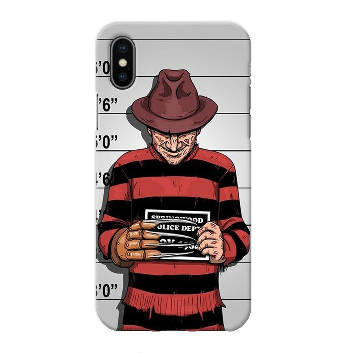 Чехол "iDAY" пластиковый для iPhone X/XS Фредди