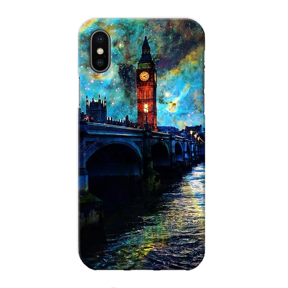 Чехол "iDAY" пластиковый для iPhone X/XS Лондон