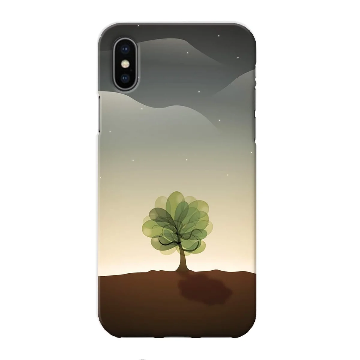 Чохол "iDAY" пластиковий для iPhone X / XS Деревце