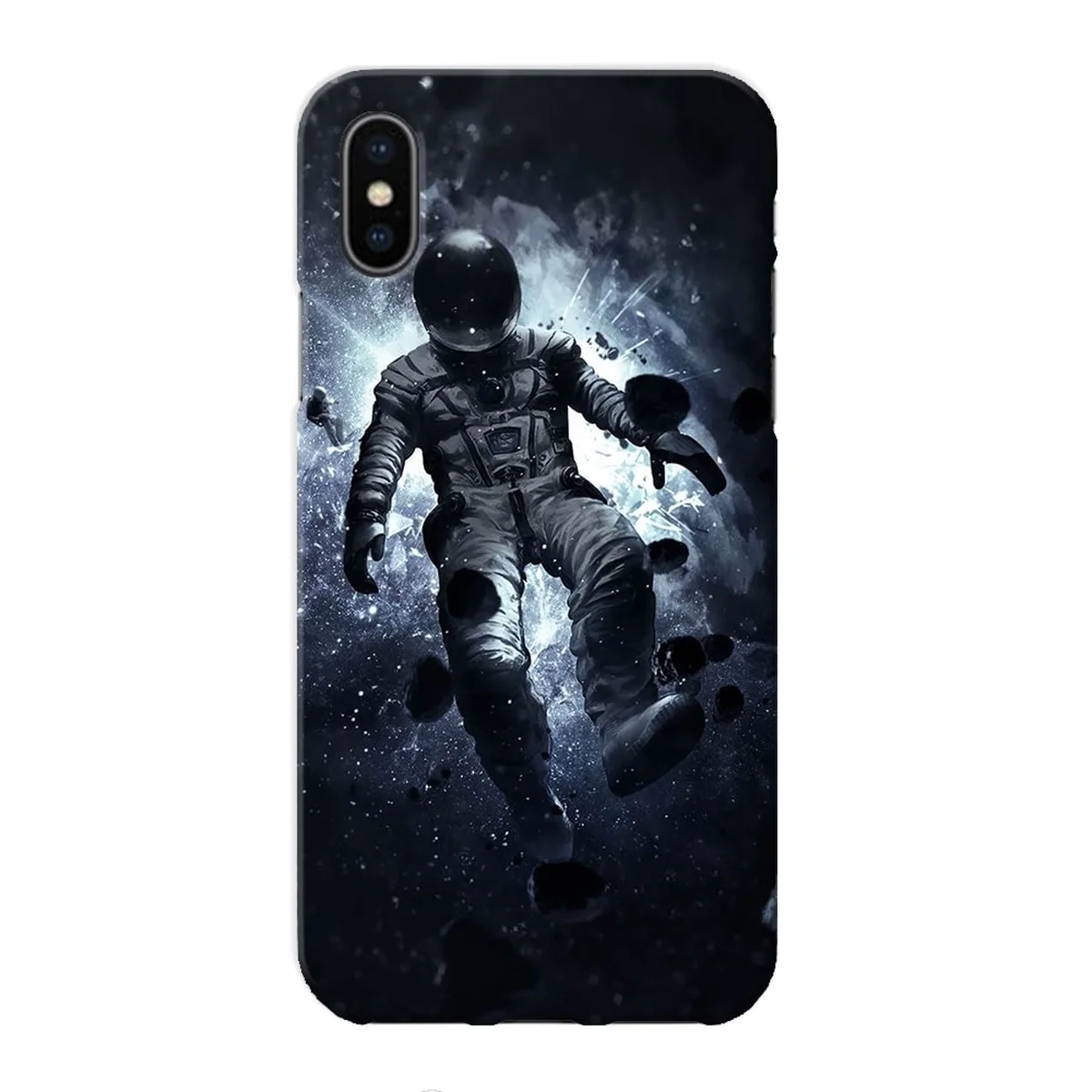 Чехол "iDAY" пластиковый для iPhone X/XS Космонавт