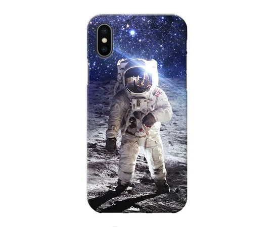 Чехол "iDAY" пластиковый для iPhone X/XS Космос