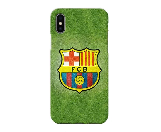 Чехол "iDAY" пластиковый для iPhone X/XS FC Barcelona