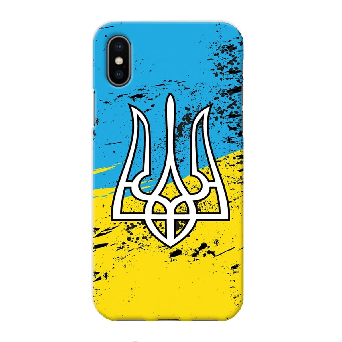 Чохол "iDAY" пластиковий для iPhone X / XS Герб України