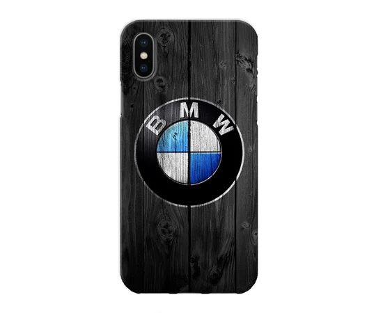 Чехол "iDAY" пластиковый для iPhone X/XS BMW дерево