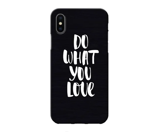 Чохол "iDAY" пластиковий для iPhone X / XS Do what you love