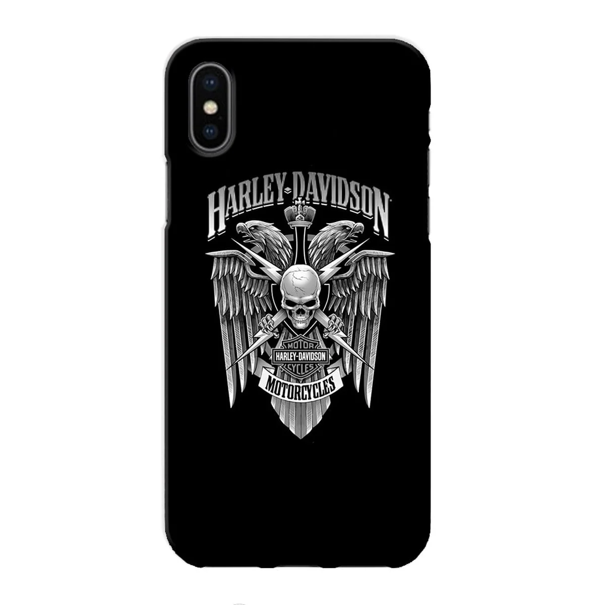 Чехол "iDAY" пластиковый для iPhone X/XS Harley-Davidson