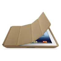 Кожаный чехол "Smart Case" золотой для iPad 2/3/4