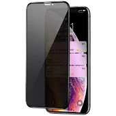Защитное стекло Privacy 5D Matte (full glue)  для Apple iPhone 12 Pro / 12 (6.1") Черный