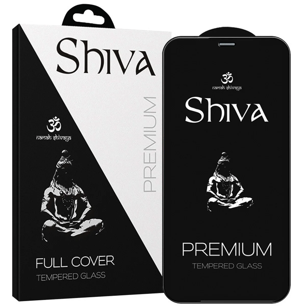Защитное стекло Shiva 5D для Apple iPhone 12 Pro / 12 (6.1") Черный