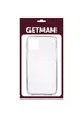 TPU чехол GETMAN Clear 1,0 mm для Apple iPhone 12 (6.1") Прозрачный