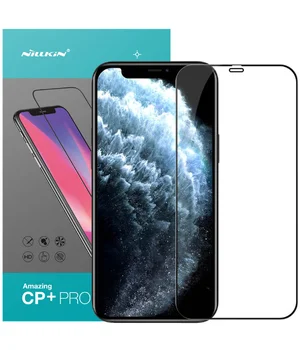Захисне скло Nillkin (CP + PRO) для Apple iPhone 12 Pro / 12 (6.1 ") Чорний