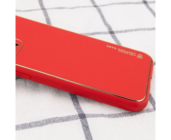 Шкіряний чохол Xshield для Apple iPhone 12 (6.1 ") Червоний / Red