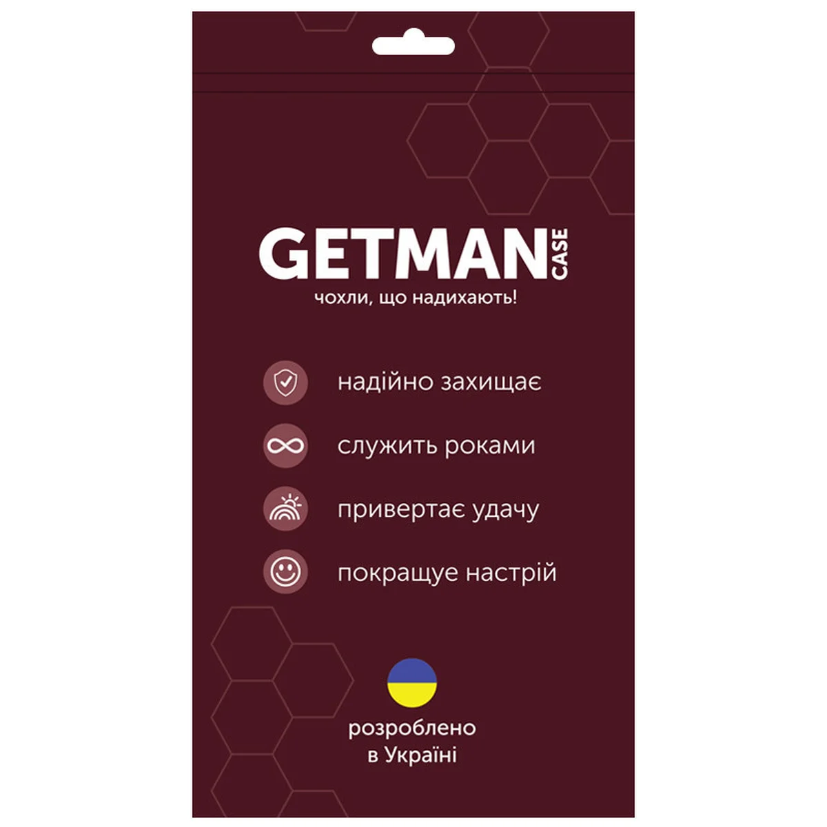 TPU чехол GETMAN Clear 1,0 mm для Apple iPhone 12 (6.1") Прозрачный