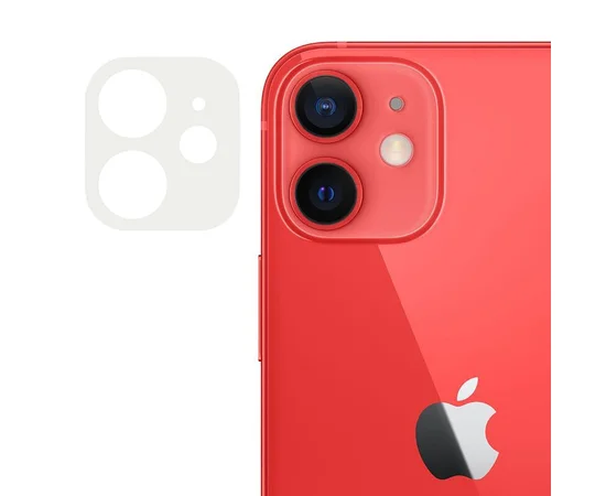 Гибкое защитное стекло 0.18mm на камеру  для Apple iPhone 12 mini (5.4") / 12 (6.1") Прозрачный