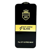 Защитное стекло "ESD 6D" Anti-Static для Apple iPhone 12 Pro Max Черный