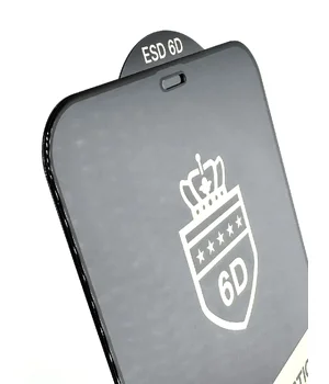 Захисне скло "ESD 6D" Anti-Static для Apple iPhone 12 Pro Max Чорний