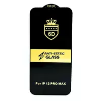 Захисне скло "ESD 6D" Anti-Static для Apple iPhone 12 Pro Max Чорний