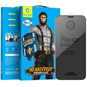 Захисне 2.5D скло Blueo Full Cover Anti-Peep для Apple iPhone 12 Pro Max (6.7") Чорний