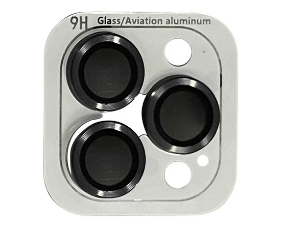 Защитное стекло Metal Classic на камеру (в упак.) для Apple iPhone 12 Pro Max Темно-Серый / Graphite