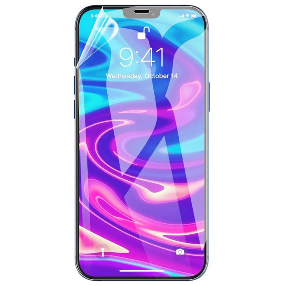 Гідрогелева плівка (тех.пак) для Apple iPhone 12 Pro Max (6.7 ") Прозорий