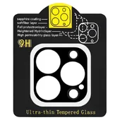 Защитное стекло на камеру Full Block (тех.пак) для Apple iPhone 12 Pro Max (6.7") Черный