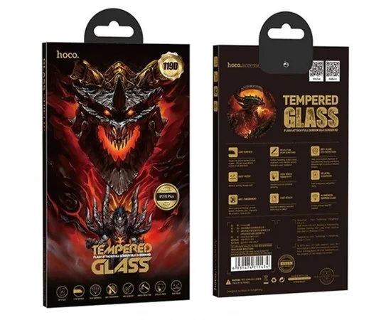 Защитное стекло HOCO DG1 для Apple iPhone 12 Pro Max (6.7") Черный