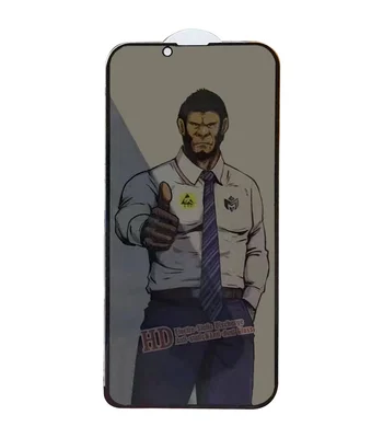 Захисне скло Privacy 5D Anti-Static (тех.пак) для Apple iPhone 13/13 Pro/14 (6.1") Чорний