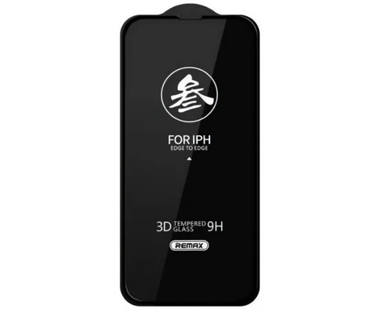 Защитное стекло Remax 3D (GL-27) для Apple iPhone 13 / 13 Pro / 14 / 16e (6.1") Черный