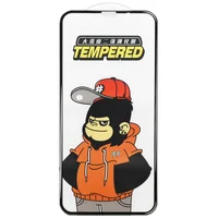 Защитное стекло 5D Anti-static (full glue) (тех.пак) для Apple iPhone 13 Pro / 13 (6.1") Черный