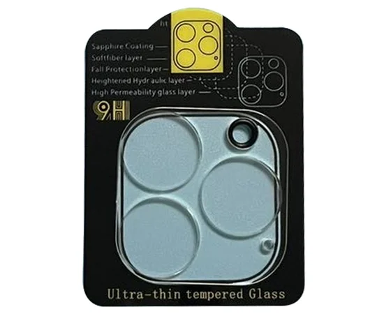 Защитное стекло на камеру Full Block (тех.пак) для Apple iPhone 13 Pro (6.1") / 13 Pro Max (6.7") Прозрачный
