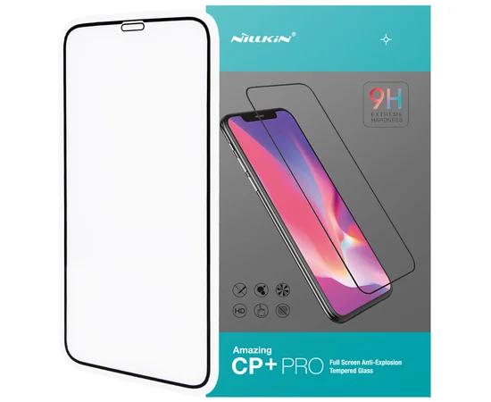Захисне скло Nillkin (CP+PRO) для Apple iPhone 13 / 13 Pro (6.1") Чорний