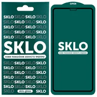 Захисне скло SKLO 5D (full glue) для Apple iPhone 13/13 Pro (6.1") Чорний