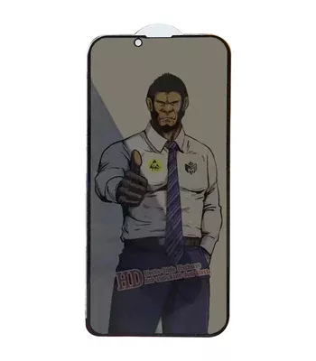 Захисне скло Privacy 5D Anti-Static (тех.пак) для Apple iPhone 13/13 Pro/14 (6.1") Чорний