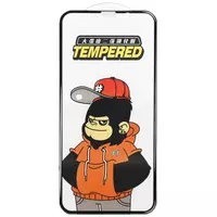 Защитное стекло 5D Anti-static (full glue) (тех.пак) для Apple iPhone 13 Pro / 13 (6.1") Черный