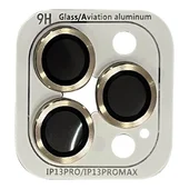Захисне скло Metal Classic на камеру (в упак.) Apple iPhone 13 Pro / 13 Pro Max Золотий / Gold