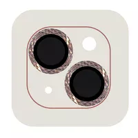 Захисне скло Metal Shine на камеру (в упак.) Apple iPhone 13 mini / 13 Рожевий / Pink