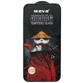 Захисне 2.5D скло Weva AirBag (тех.пак) для Apple iPhone 13/13 Pro/14 (6.1") Чорний