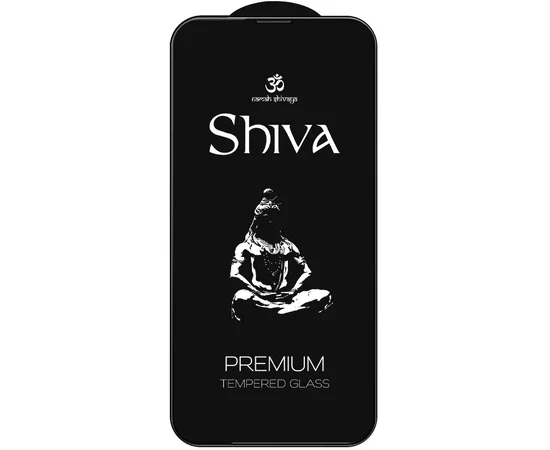 Защитное стекло Shiva (Full Cover) (тех.пак) для Apple iPhone 13 Pro Max / 14 Plus (6.7") Черный