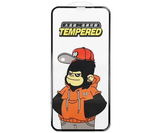 Защитное стекло 5D Anti-static (full glue) (тех.пак) для Apple iPhone 13 Pro Max / 14 Plus (6.7") Черный