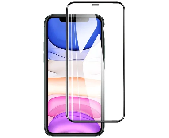 Защитное стекло XD+ (full glue) (тех.пак) для Apple iPhone 13 Pro Max / 14 Plus (6.7") Черный