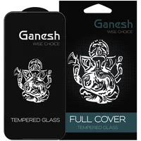 Защитное стекло Ganesh (Full Cover) для Apple iPhone 13 Pro Max / 14 Plus (6.7") Черный