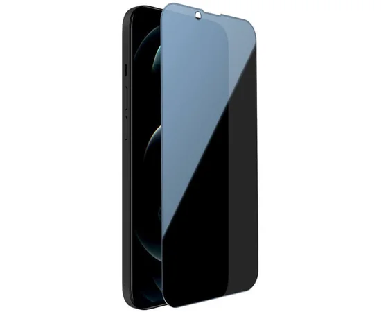 Захисне скло Privacy 5D Matte (full glue) для Apple iPhone 13 Pro Max / 14 Plus (6.7") Чорний