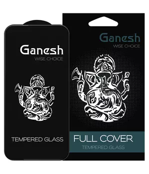 Захисне скло Ganesh (Full Cover) для Apple iPhone 13 Pro Max / 14 Plus (6.7") Чорний