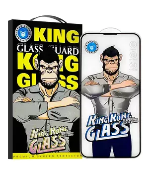 Захисне 2.5D скло King Kong HD для Apple iPhone 13 Pro Max / 14 Plus (6.7") Чорний