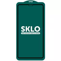 Защитное стекло SKLO 5D (full glue) для Apple iPhone 13 Pro Max / 14 Plus (6.7") Черный