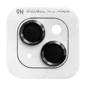 Защитное стекло Metal Classic на камеру (в упак.) для Apple iPhone 14 (6.1") / 14 Plus (6.7") Черный / Midnight