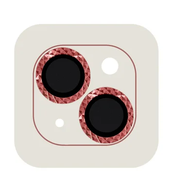 Защитное стекло Metal Shine на камеру (в упак.) для Apple iPhone 14 (6.1") / 14 Plus (6.7") Красный / Red