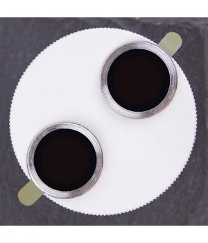 Защитное стекло Metal Classic на камеру (в упак.) для Apple iPhone 14 (6.1") / 14 Plus (6.7") Серебряный / Silver